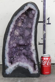 Big AMETHYST and Clear Quartz Crystal Cathedral