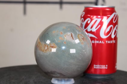 POLYCHROME JASPER Polished Sphere, Weight: 2 lbs 6 oz