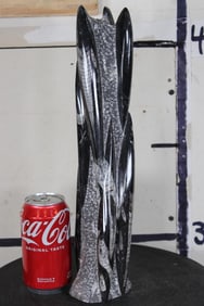 Polished Moroccan ORTHOCERAS Fossil Colony Tower in a Matrix