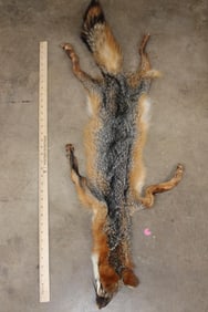 GREY FOX Hide/Pelt/Fur