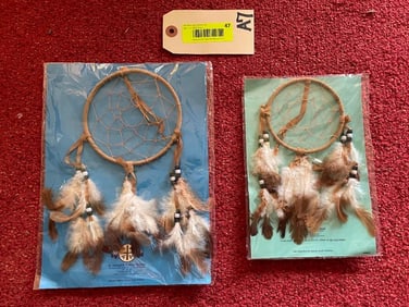 2 Native American (SIOUX) DREAMCATCHERS (ONE$)