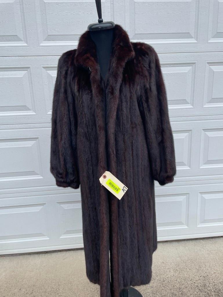 ジャケット・アウター SAGA MINK Saga Selected Mink Fur Jacket Womens M Vintage Scandanavia