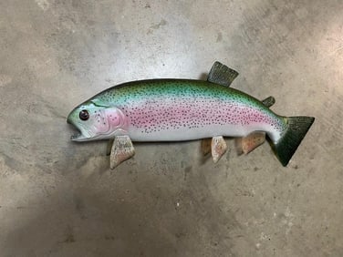 *NEW* Reproduction RAINBOW TROUT Fish Mount