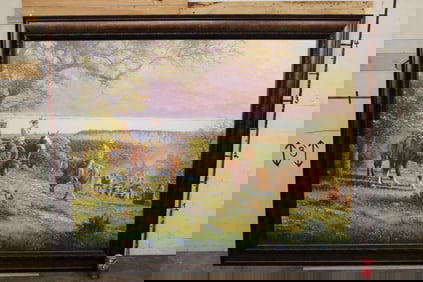 XXL Limited Edition "Whisper Valley Roundup" Giclee Signed and Numbered by artist Jack Terry
