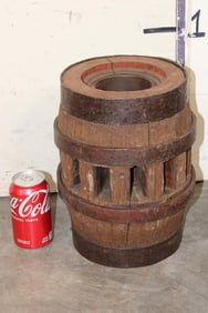 Antique 12-Spoke Wagon Wheel Hub from the 19th Century