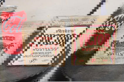 (2) Antique Peter's early 20th Century Empty Shell Boxes (ONE$)