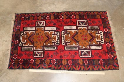Authentic 100% Wool Hand Knotted Afghan Bahor Rug