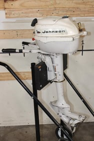 1965 Johnson 3HP Outboard BOAT MOTOR, Model JW20B