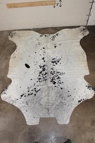 Big *Brand New* Salt and Pepper COWHIDE with 2 Brands!