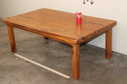 Coffee Table made with Repurposed Antique African Railwood