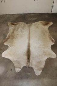 *Brand New* "Champagne" Blonde and Tan COW HIDE