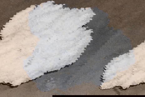 11 lb Natural Raw WHITE ARAGONITE Crystal Formation: 11 lb 7 oz Natural Raw WHITE ARAGONITE Crystal Formation. This specimen measures 10" Long x 9" Wide x 5" Thick. White Aragonite is a calcium carbonate mineral. It is believed to aid in spiritual growt