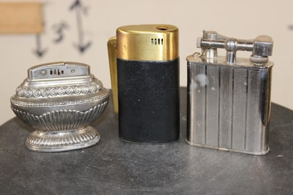 (3) Vintage TABLE LIGHTERS (ONE$)