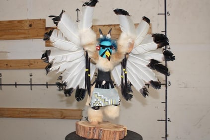 Big "Hopi Eagle" KACHINA DOLL by Hopi artist Lyndell Begay