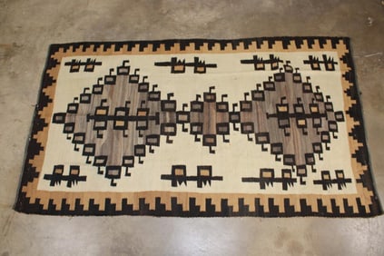 Authentic Early 1900's Hand Woven NAVAJO Rug