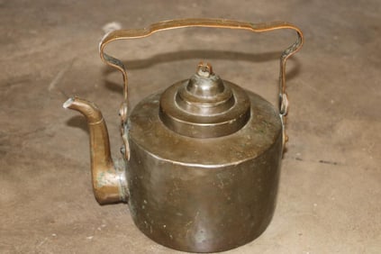 Antique Russian Copper KETTLE