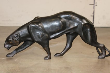 Bronze PANTHER Sculpture, Weight 10 lbs