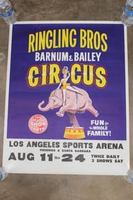 Original "Ringling Brothers Barnum and Bailey Circus" Advertisement from 1943