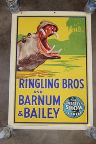 Original "Ringling Brothers Barnum and Bailey Circus" Advertisement from 1942