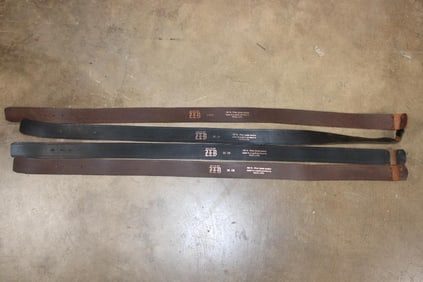 (4) Leather BELTS by ZEB (ONE$)