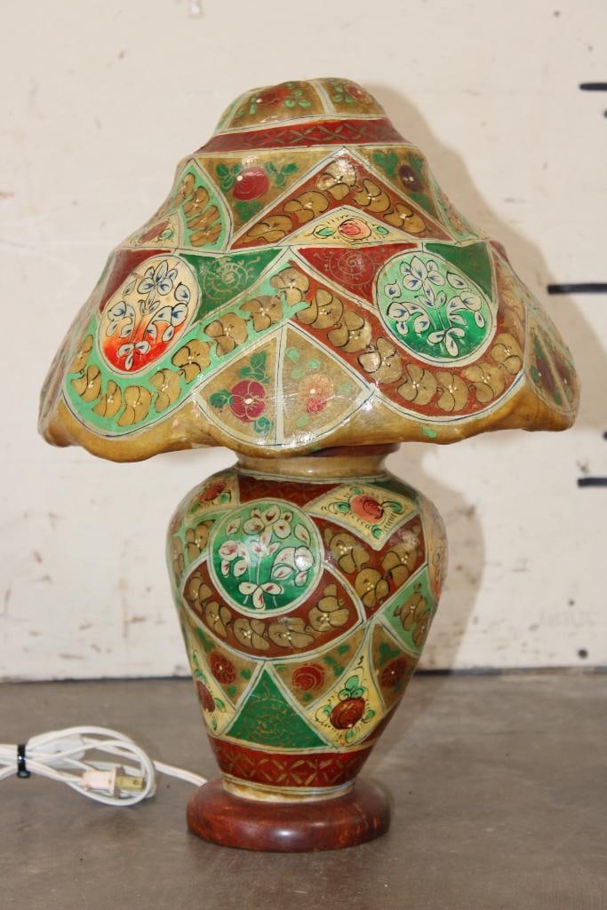 Vintage CAMEL Skin LAMP from Pakistan (1 of 5)