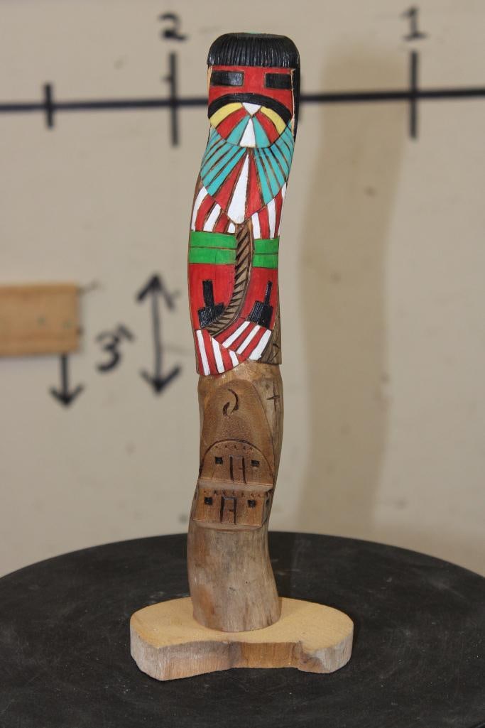 Shalako Kachina Doll signed By DKY (1 of 6)