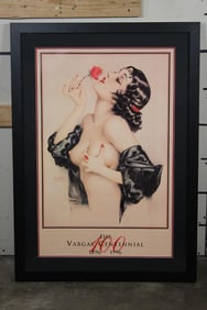 Big "Memories of Olive" Alberto Vargas Centennial 1896-1996 Pinup Print