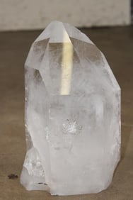 XXL 14 lb CLEAR QUARTZ Crystal Obelisk Point