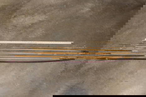 (6) Primitive AFRICAN Indigenous Tribal Arrow and (1) Wooden Spear (ONE$): 6 Primitive AFRICAN Indigenous Tribe Arrows and 1 Wooden Spear. One Arrow has a Metal Point and the rest have wooden tips. The longest measures 5' Long. (ONE$) AFRICAN HUNTING ARTIFACTS