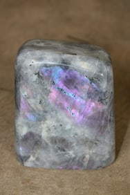 3 lb Formed and Polished LABRADORITE Specimen with a Cut Base