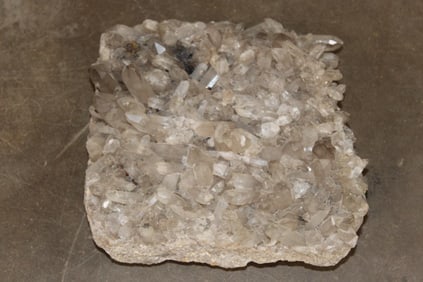 Big 12 lb Natural SMOKEY QUARTZ Crystal Cluster Formation