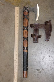 Contemporary Viking Battle AXE with a Carbon Steel Blade