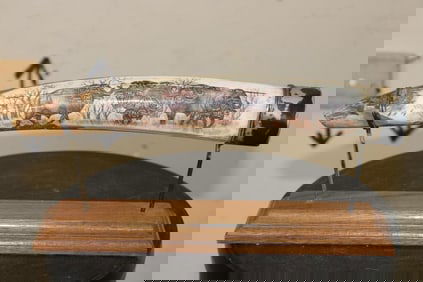 Scrimshawed HIPPOPOTAMUS Ivory Tusk by African artist Luciana Masina