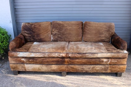 Big Brindle Cowhide COUCH or SOFA