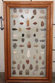 (58) Prehistoric Texas Surface Finds with Various Arrowhead Types (ONE$)
