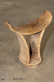 Antique African HEADREST PILLOW made from Carved Wood