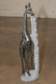 Hand-carved Soap Stone GIRAFFE Statue