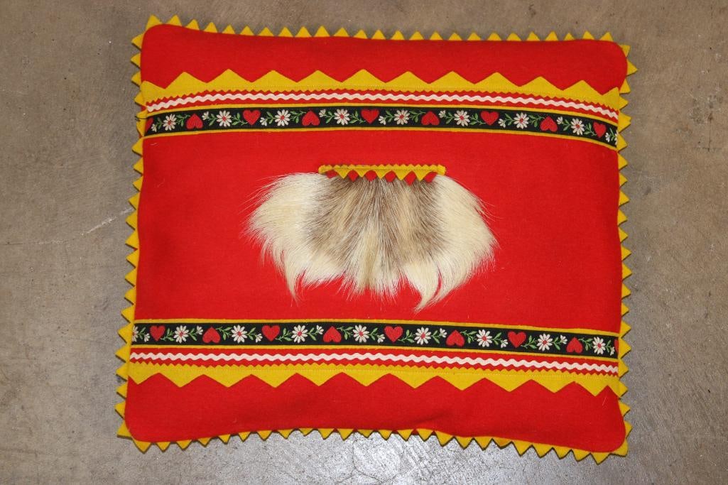 Decorative Pillow with Animal Hide (1 of 4)