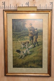 Original Antique Circa 1900's Du Pont Advertisement by Edmund Henry Osthaus