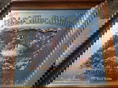 Pabst Blue Ribbon Reflective Advertisement "1990 Wood Ducks" by Terry Daughtry