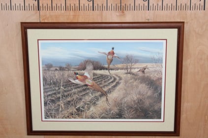 Limited Edition "Pheasant Cover" Art Print Signed and Numbered by Maynard Reece