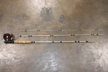 Pflueger Model 575ED 3-Piece Fly FISHING ROD and REEL