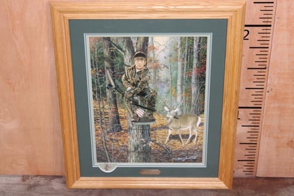 Limited Edition "First Hunt" Art Print Signed and Numbered by Jack Paluh with a COA