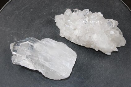 (2) Clear QUARTZ CRYSTAL Specimens (ONE$)