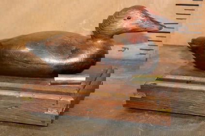 Wooden Duck DECOY Cigar Box