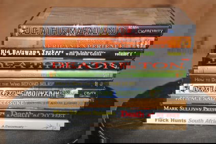 (10) African Hunting DVD's (ONE$)