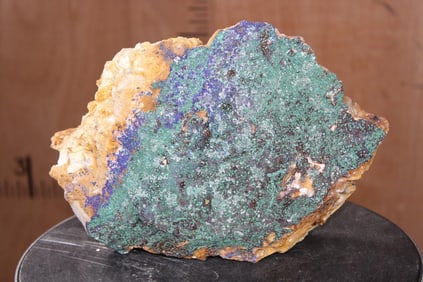 Big Natural Raw AZURITE with MALACHITE Specimen from Morocco