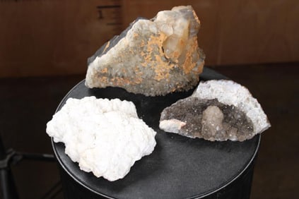 (3) Natural Raw Mineral Specimens (ONE$)