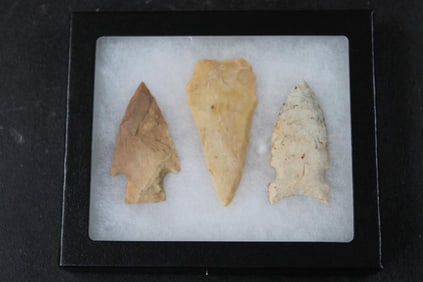 (3) Prehistoric Native American ARROWHEAD or Spear Points (ONE$)