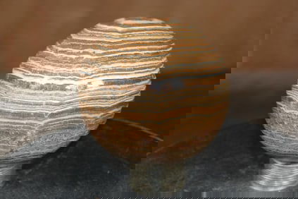 Big BANDED ARAGONITE Mineral Sphere
